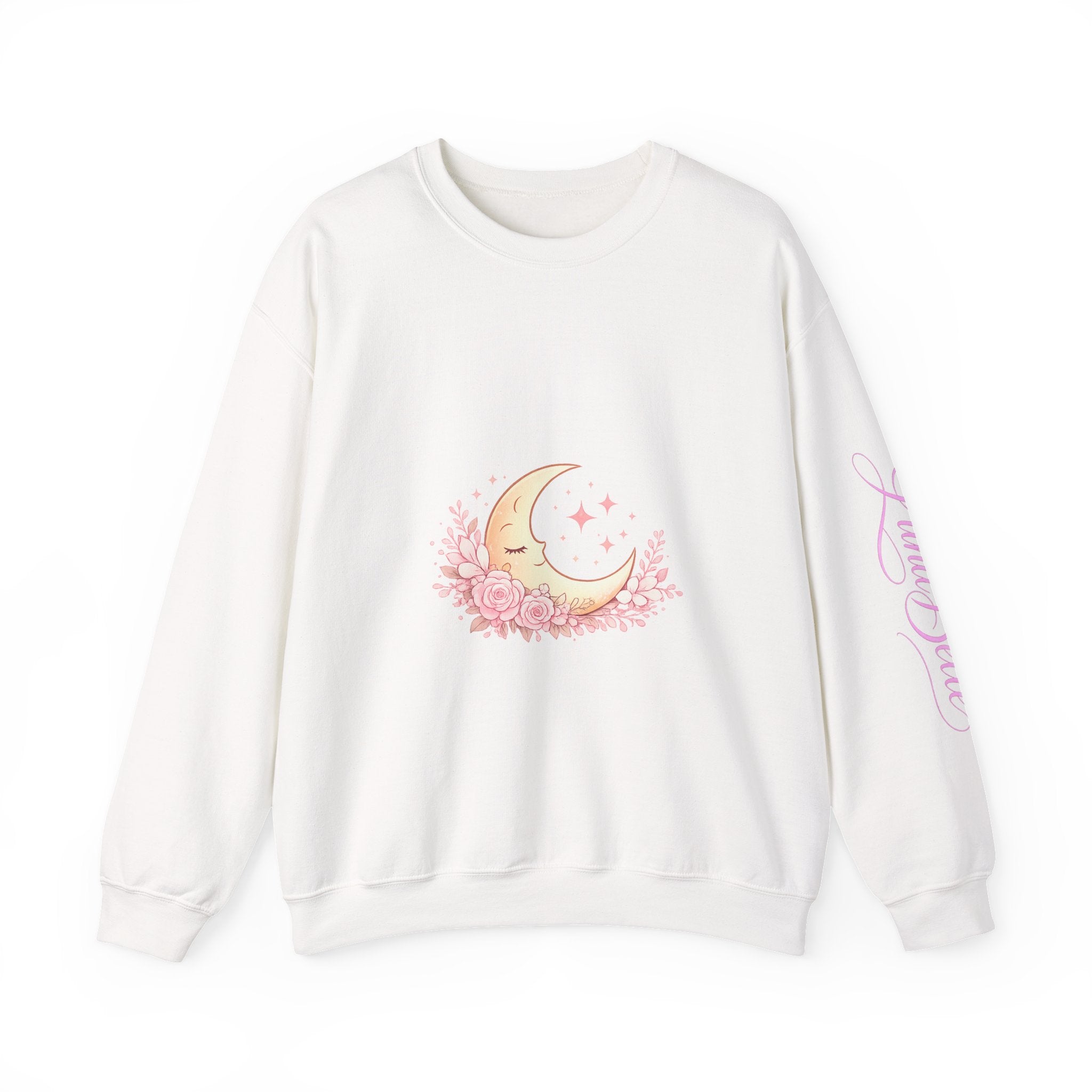 LunaBelle Crewneck Collection – Minimal Moonlight Essentials