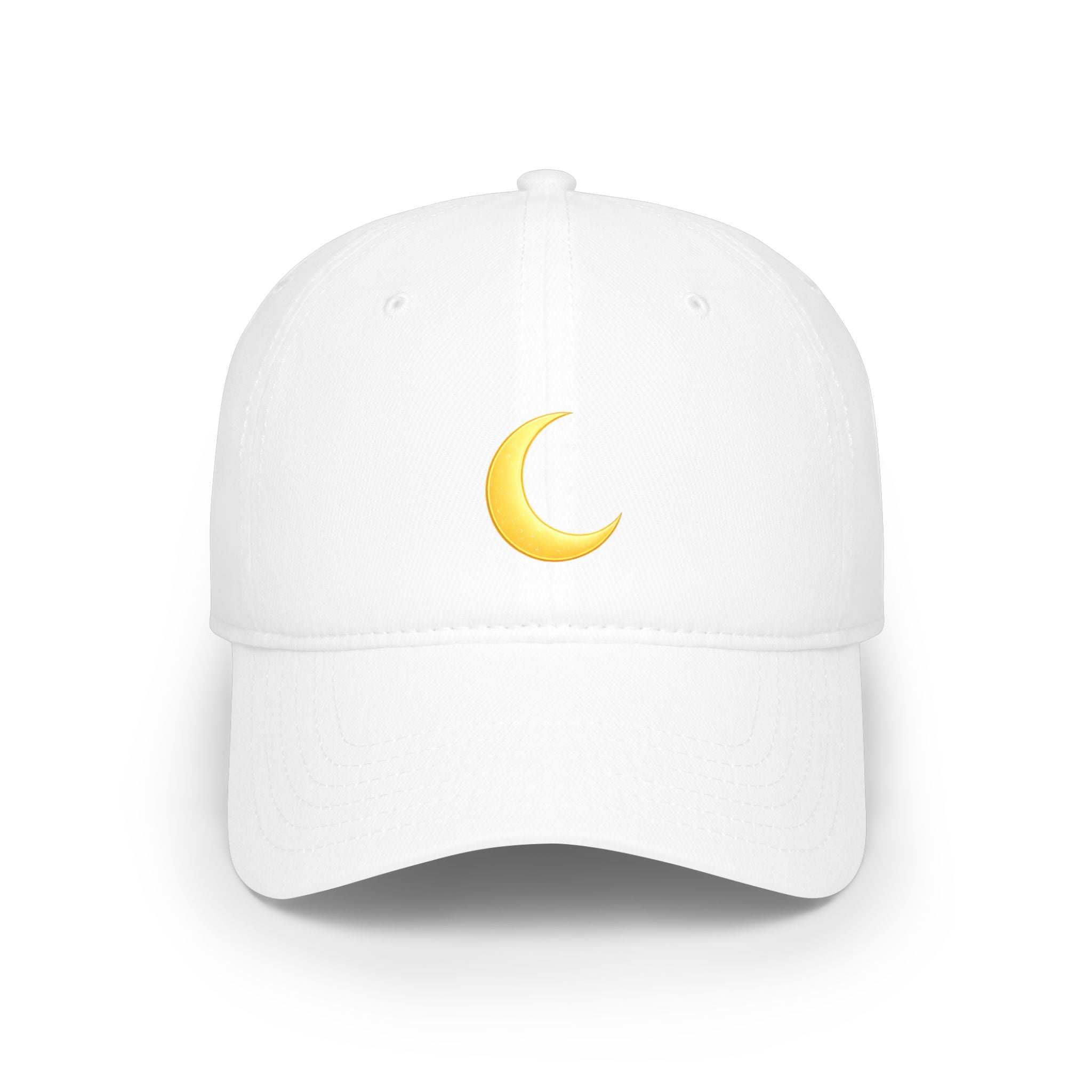 LunaBelle Crescent Moon Cap – Minimal Celestial Baseball Hat